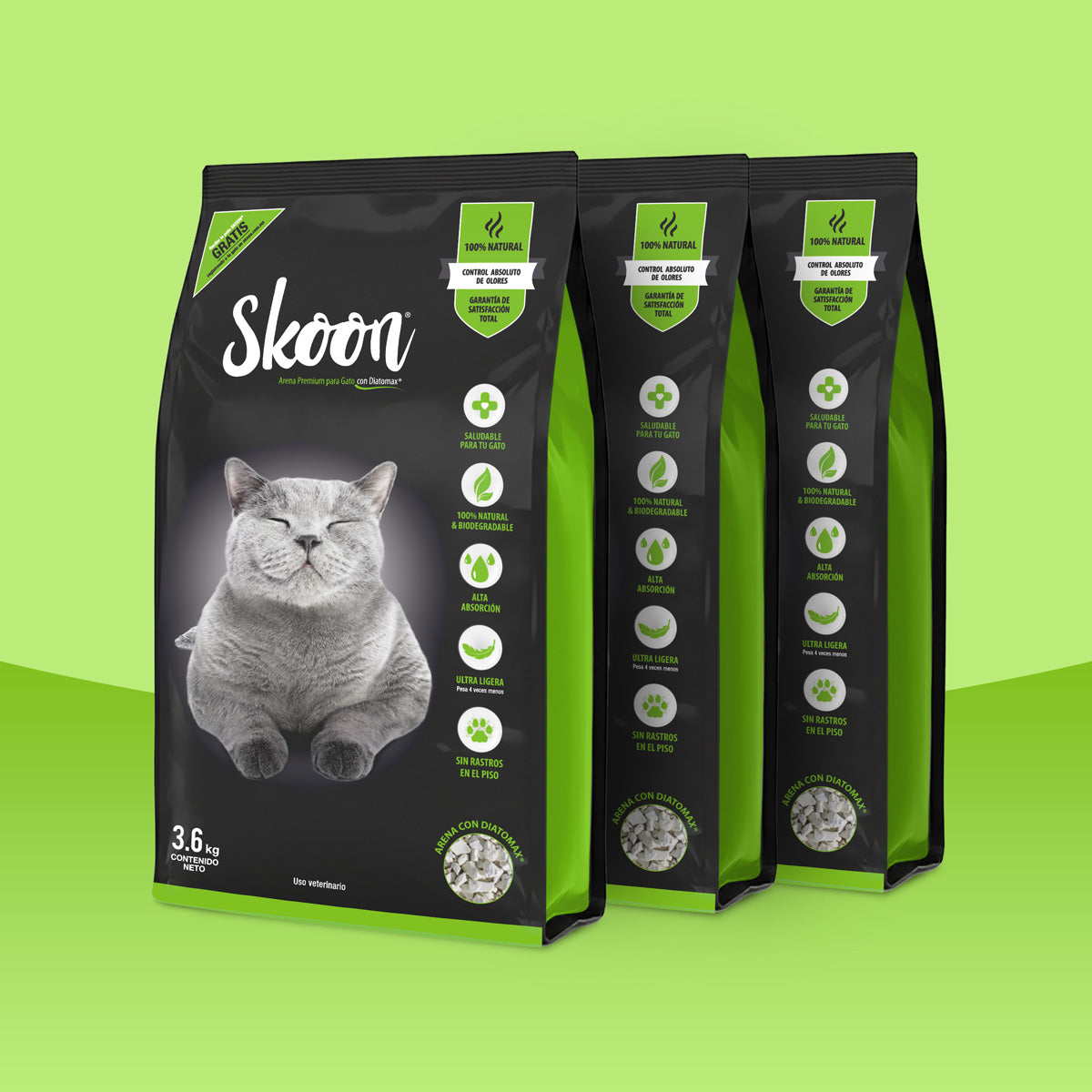Arena para gatos premium Skoon